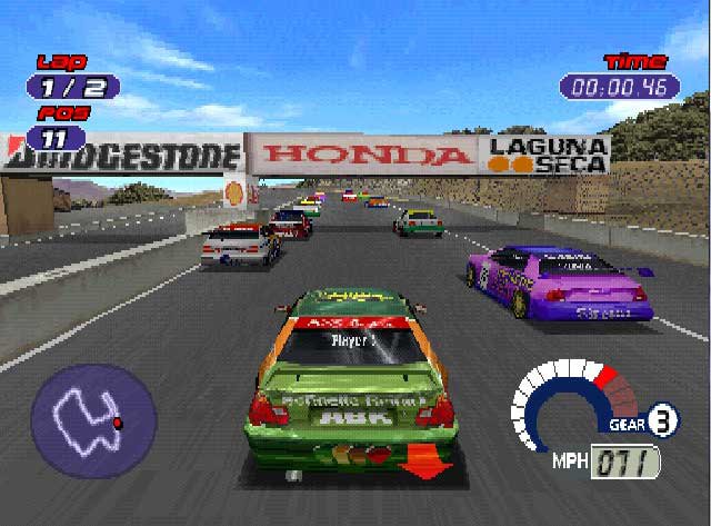 Pantallazo de Jarrett & Labonte Stock Car Racing para PlayStation