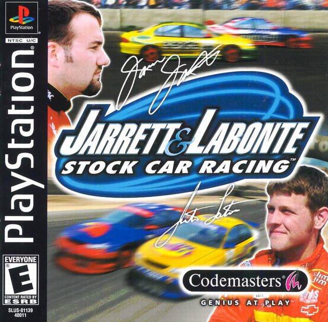 Caratula de Jarrett & Labonte Stock Car Racing para PlayStation