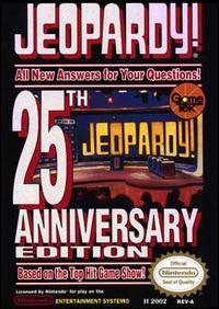 Caratula de Jeopardy! 25th Anniversary Edition para Nintendo (NES)