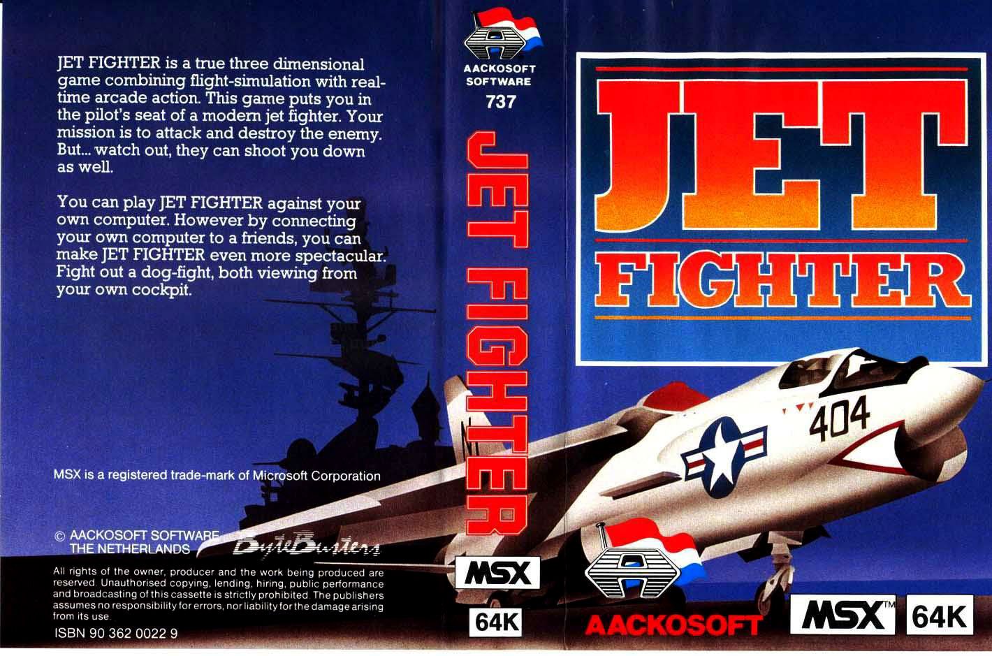 Caratula de Jet Fighter para MSX