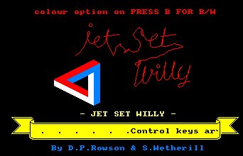 Pantallazo de Jet Set Willy 1 para Amstrad CPC