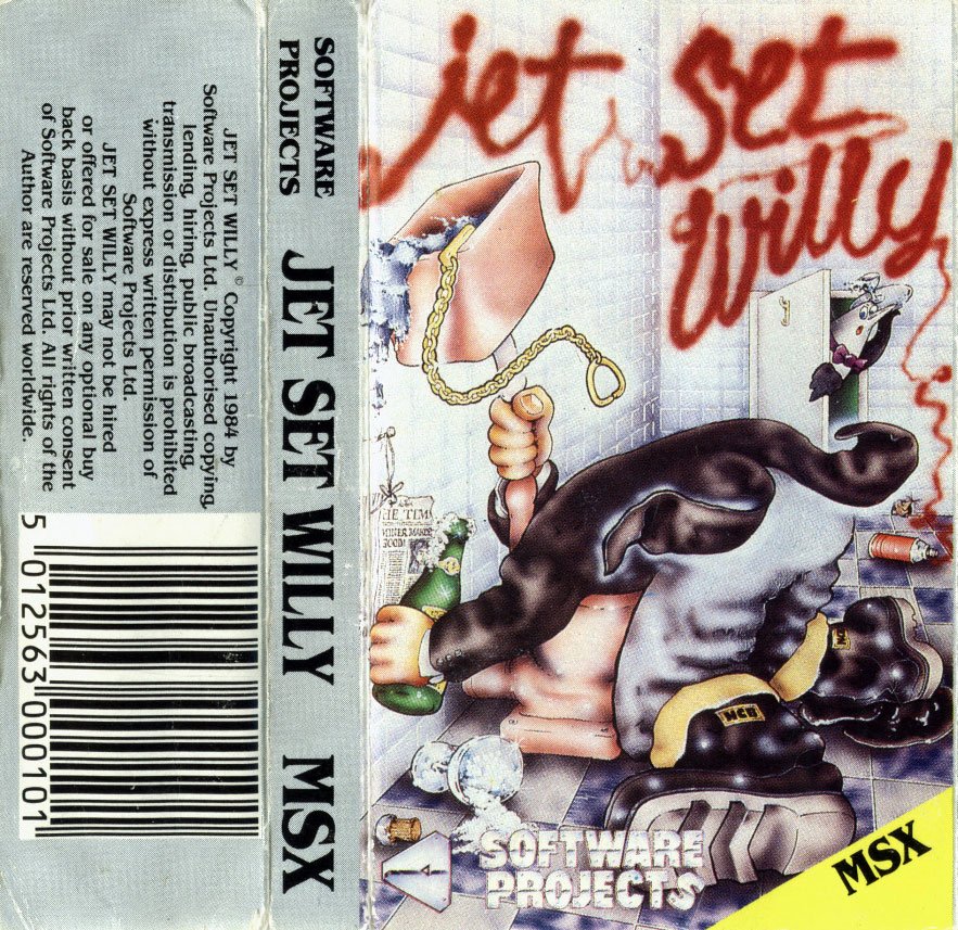 Caratula de Jet Set Willy para MSX