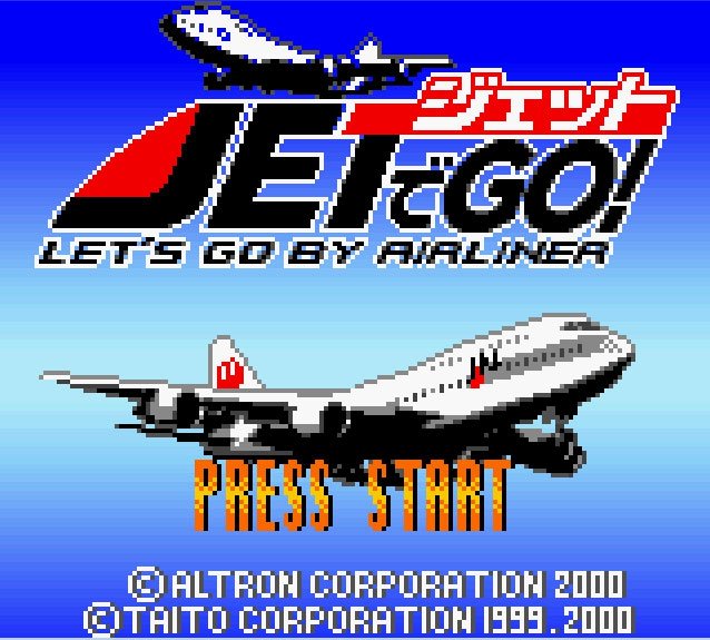 Pantallazo de Jet de Go!: Let's Go By Airliner para Game Boy Color