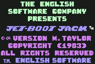 Pantallazo de Jet-Boot Jack para Commodore 64