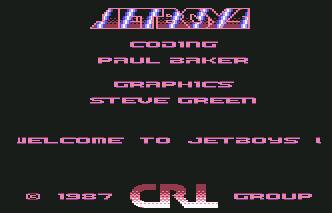 Pantallazo de Jet-Boys para Commodore 64