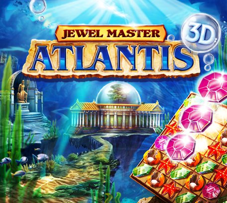 Caratula de Jewel Master Atlantis 3D para Nintendo 3DS