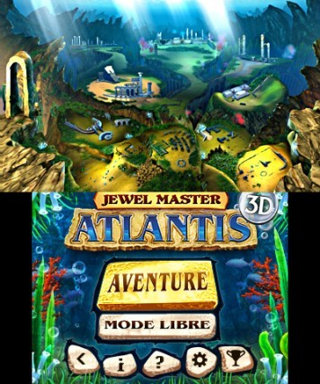 Pantallazo de Jewel Master Atlantis 3D para Nintendo 3DS