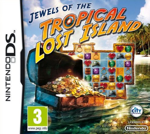 Caratula de Jewels of the Tropical Lost Island para Nintendo DS