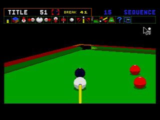 Pantallazo de Jimmy White's Whirlwind Snooker (Europa) para Sega Megadrive