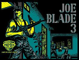 Pantallazo de Joe Blade 3 para Amstrad CPC
