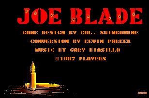 Pantallazo de Joe Blade para Amstrad CPC