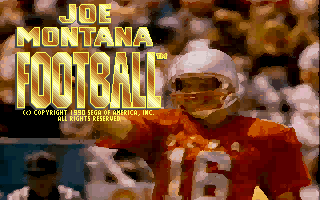 Pantallazo de Joe Montana Football para PC