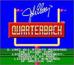Pantallazo de John Elway's Quarterback para Nintendo (NES)