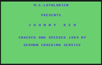 Pantallazo de Johnny Reb para Commodore 64