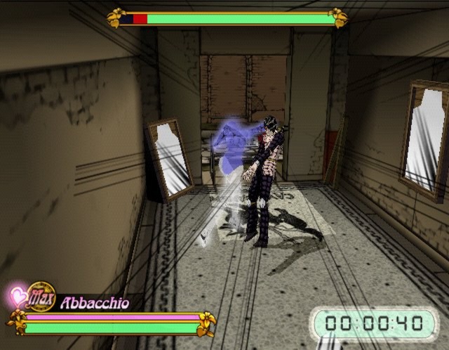 Pantallazo de Jojo no Kimyouna Bouken: Ougon no Kaze (Japonés) para PlayStation 2