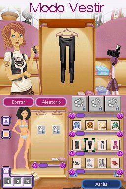 Pantallazo de Jojos Fashion Show para Nintendo DS
