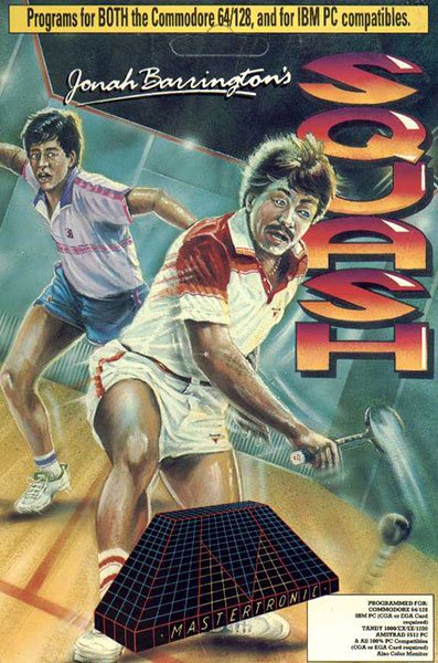 Caratula de Jonah Barrington s Squash para Commodore 64