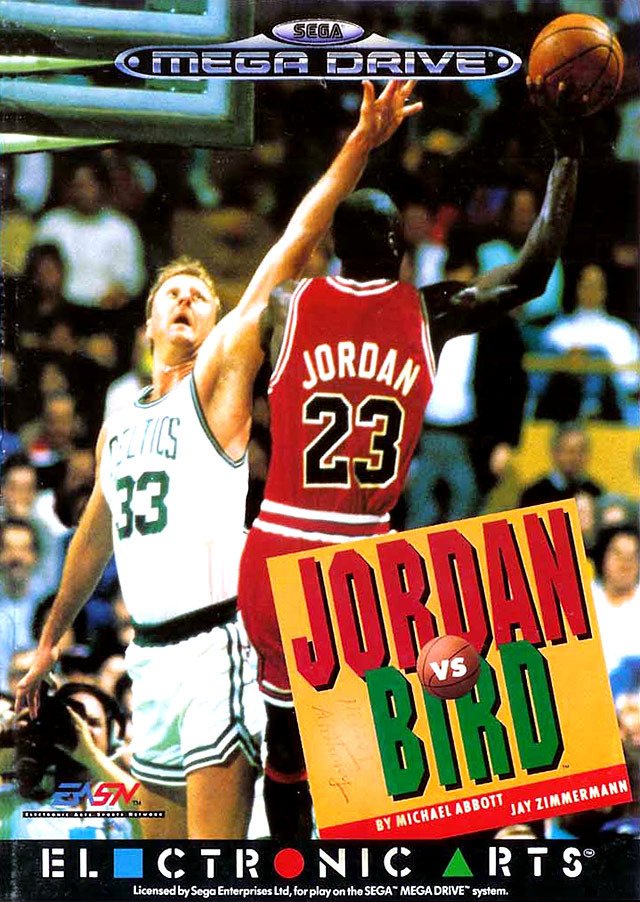 Caratula de Jordan vs. Bird para Sega Megadrive