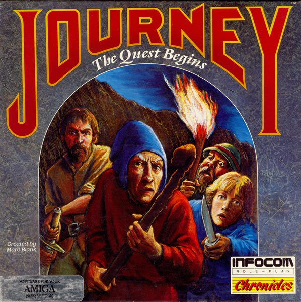 Caratula de Journey: The Quest Begins para Amiga