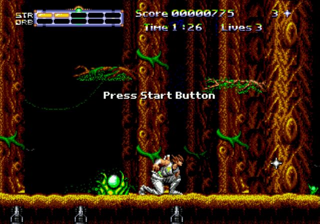 Pantallazo de Journey from Darkness: Strider Returns para Sega Megadrive