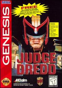 Caratula de Judge Dredd para Sega Megadrive