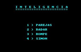 Pantallazo de Juegos de Inteligencia 2 para Amstrad CPC