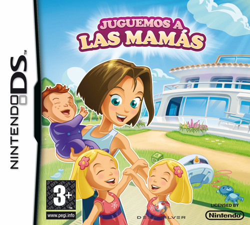 Caratula de Juguemos a las Mamás para Nintendo DS