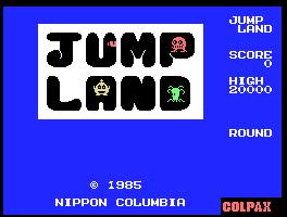Pantallazo de Jump Land para MSX
