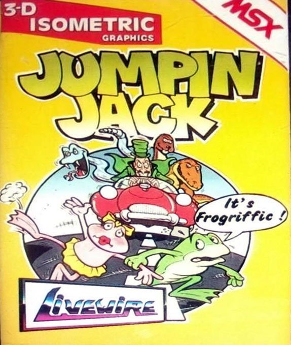 Caratula de Jumping Jack para MSX