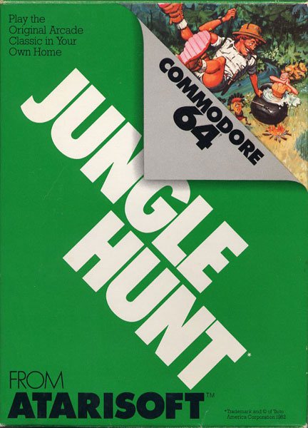 Caratula de Jungle Hunt para Commodore 64
