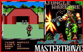 Pantallazo de Jungle Warfare para Amstrad CPC