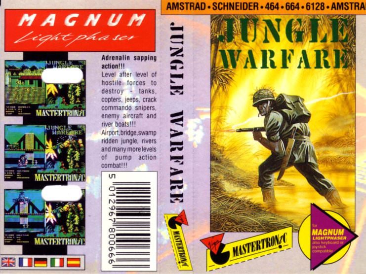 Caratula de Jungle Warfare para Amstrad CPC
