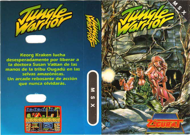 Caratula de Jungle Warrior para MSX