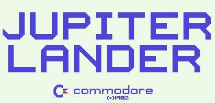 Pantallazo de Jupiter Lander para Commodore 64