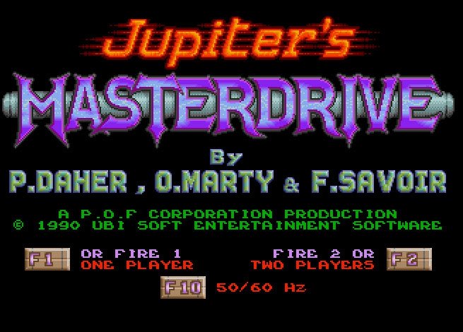 Pantallazo de Jupiter's Masterdrive para Atari ST