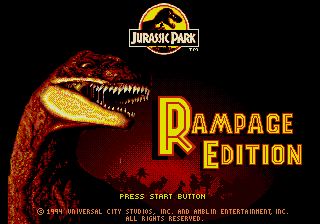 Pantallazo de Jurassic Park: Rampage Edition para Sega Megadrive