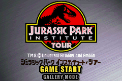 Pantallazo de Jurassic Park - Institute Tour (Japonés) para Game Boy Advance