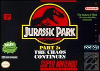 Caratula de Jurassic Park Part 2: The Chaos Continues para Super Nintendo