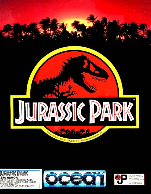 Caratula de Jurassic Park para Amiga