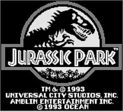 Pantallazo de Jurassic Park para Game Boy