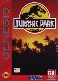 Caratula de Jurassic Park para Sega Megadrive