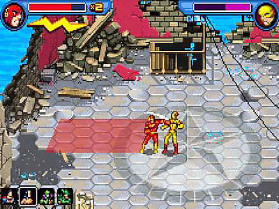 Pantallazo de Justice League Heroes: The Flash para Game Boy Advance
