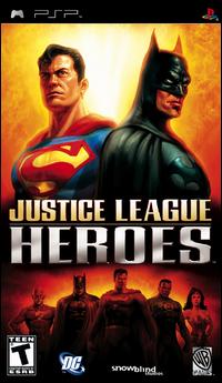 Caratula de Justice League Heroes para PSP