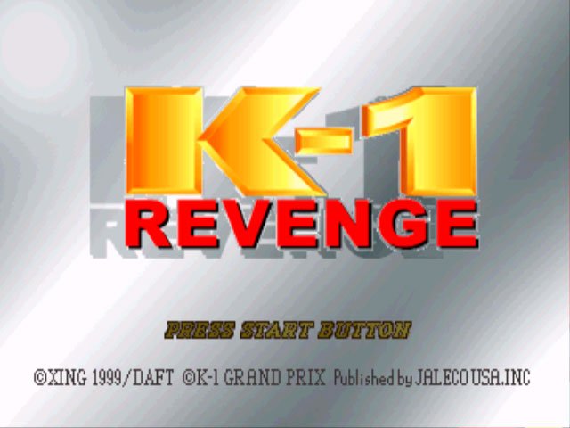 Pantallazo de K-1 Revenge para PlayStation