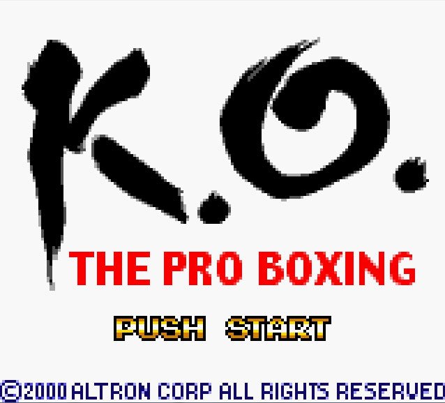Pantallazo de K.O. - The Pro Boxing para Game Boy Color