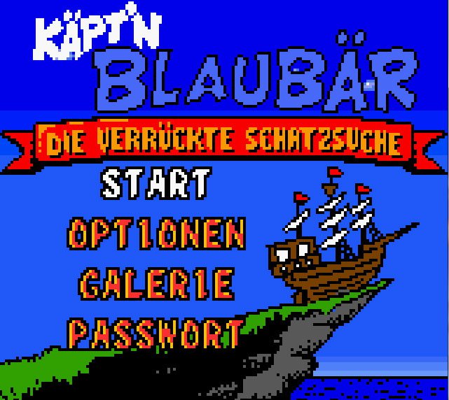 Pantallazo de Kapt'n Blaubar: Die verruckte Schatzsuche para Game Boy Color
