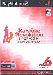 Caratula de Karaoke Revolution J-Pop Vol. 6 (Japonés) para PlayStation 2
