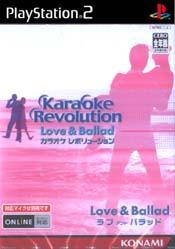 Caratula de Karaoke Revolution Love & Ballad (Japonés) para PlayStation 2