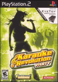 Caratula de Karaoke Revolution Party para PlayStation 2