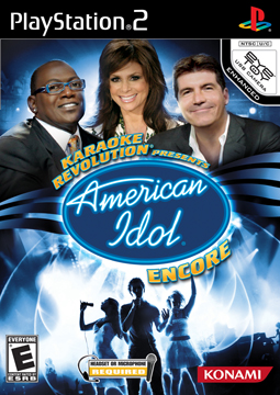 Caratula de Karaoke Revolution Presents: American Idol Encore para PlayStation 2